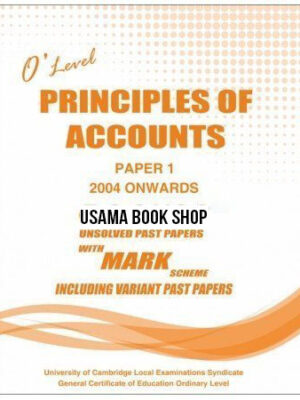 O Level Principles of Accounts P1 Unsolved Upto Jun 2024