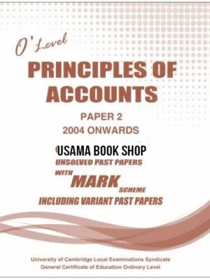 O Level Principles of Accounts P2 Unsolved upto Jun 2023
