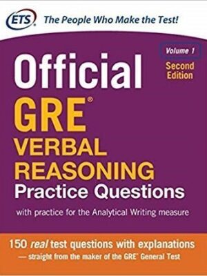 Official GRE Verbal Reasoning Practice Questions by ETS 2nd Edition