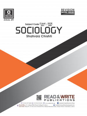 Sociology O Level Notes by Shahraiz Chishti Art #491