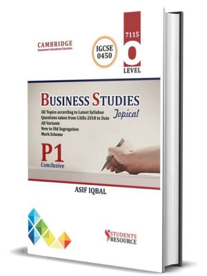 Students Resource O Level Business Studies P1