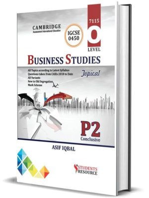 Students Resource O Level Business Studies P2