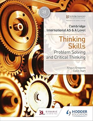 Cambridge International AS & A Level Thinking Skills Hodder
