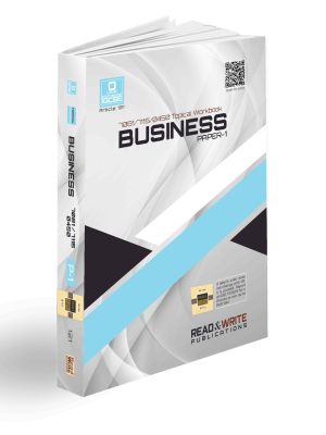 Business O-Level/IGCSE Paper-1Topical Workbook Art #121