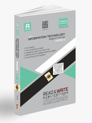 A-Level Information Technology Paper-3 Topical Workbook Art# 313