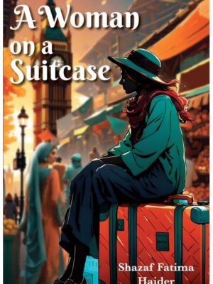 A Woman on a suitcase